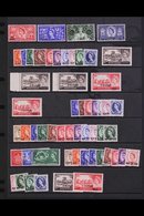 1952-1960 ALMOST COMPLETE SUPERB MINT COLLECTION  On Stock Pages, All Different, Includes 1952-54 Set, 1953 Coronation S - Bahrein (...-1965)