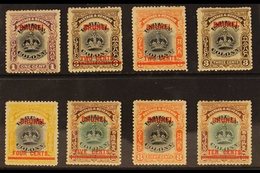 1906  Overprints On Labuan Set Complete From 1c To 10c On 16c, SG 11/18, Mint, Mostly Fine. (8 Stamps) For More Images,  - Brunei (...-1984)