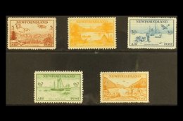 1933  Labrador Airmail Set, SG 230/4, Very Fine Mint. (5 Stamps) For More Images, Please Visit Http://www.sandafayre.com - Andere & Zonder Classificatie