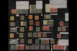 1911-1935 VALUABLE MINT ACCUMULATION  With Duplication On Stock Cards, Some Stamps Are Never Hinged. Includes 1911-22 Ad - Sonstige & Ohne Zuordnung