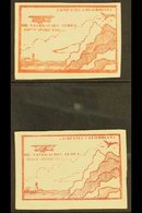 PRIVATE AIR COMPANY  1920 10c Red Set, SG 14/14a, Type 4, Both Unused & Without Gum (2 Stamps) For More Images, Please V - Kolumbien