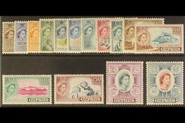 1955-60  Definitives Complete Set, SG 173/87, Never Hinged Mint. (15 Stamps) For More Images, Please Visit Http://www.sa - Autres & Non Classés