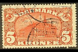 1915  5kr Deep Carmine-red Post Office, Perf 14 X 14½, Watermark Crosses, SG 185, Very Fine Used. For More Images, Pleas - Autres & Non Classés