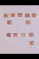 1884-1927 POSTAGE DUE STAMPS - FINE USED COLLECTION  Incl. 1884 Watermarked To 5pi, Plus 2pi Watermarked On Face (with R - Other & Unclassified