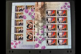 2011  Royal Wedding Set, SG 529/31, Sheetlets Of 10 Stamps, NHM (3 Sheetlets) For More Images, Please Visit Http://www.s - Islas Malvinas