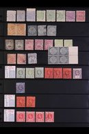 1878-1999 MINT & USED COLLECTION  Arranged In Order On Stock Pages, We See Range Of Mostly Used QV Issues, Note 1s Pair, - Fiji (...-1970)