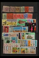 1900's-1970's UNSORTED MINT, NHM & USED RANGES  With Light Duplication On Stock Pages, At A Glance Includes 1903 ½d Bloc - Fiji (...-1970)