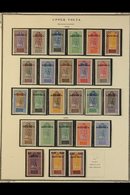 UPPER VOLTA  1920-1931 ALL DIFFERENT MIN T COLLECTION Presented In Mounts On Dedicated Album Pages, Much Is Never Hinged - Other & Unclassified