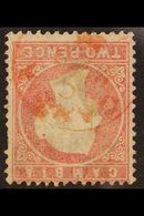 1880-81  2d Rose, Watermark Crown CC Inverted, SG 13Bw, Used, Small Faults. Cat £400. For More Images, Please Visit Http - Gambia (...-1964)