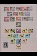 1953-1976 COMPLETE MINT QEII COLLECTION  Presented Neatly On Album Pages, All Different, Complete From 1953 Coronation T - Gambia (...-1964)