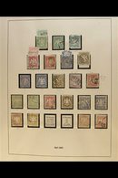 BAVARIA  1867-70 "Arms" Types Used Collection On An Album Page, Includes 1867-68 Imperf Arms Complete Set With Shades Fo - Other & Unclassified