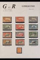 1938-51 FINE MINT DEFINITIVES  An All Different Group Which Includes 1½d Carmine Perf 14, 2s Perf 13, 5s Perf 13, 5s Per - Gibraltar