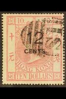 POSTAL FISCAL  1880 12c On $10 Rose-carmine, SG F7, Fine Used With Shanghai "S1" Cancel. For More Images, Please Visit H - Sonstige & Ohne Zuordnung