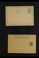 POSTAL STATIONERY  QV To Early QEII All Different Unused Collection. With Postal Cards (6), QV 2c Wrapper, And Aerogramm - Sonstige & Ohne Zuordnung