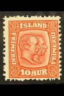1907-08  10a Scarlet King, SG 86, Michel 53, Fine Never Hinged Mint, Fresh. For More Images, Please Visit Http://www.san - Other & Unclassified