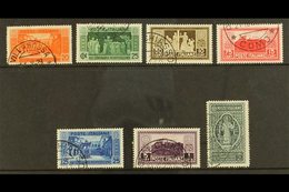 1929  Montecassino Abbey Set Complete, Sass S52, Very Fine And Fresh Mint. Cat €750 (£630) (7 Stamps) For More Images, P - Non Classés