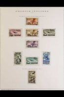 GENERAL ISSUES (NORTH AFRICA)  1932-1934 FINE USED COLLECTION On Hingeless Leaves. With 1932 Dante Alighieri (Postage An - Andere & Zonder Classificatie