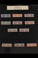 SOMALIA  PARCEL POST. 1926-41 FINE MINT COLLECTION Presented On Stock Pages. Includes 1926 "Somalia Italiana" Overprinte - Andere & Zonder Classificatie