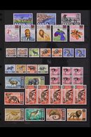 1963-83 HIGH VALUES & SETS.  A Useful Mint & Never Hinged Mint Selection On A Pair Of Stock Cards That Includes 1963 5s, - Kenia (1963-...)