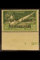 1924  10c Olympic Ganes, Variety "Thin G", Yv 18var, Vf NHM. For More Images, Please Visit Http://www.sandafayre.com/ite - Líbano