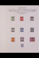 SPANISH CURRENCY  1907-12 KEVII FINE MINT GROUP - Includes Basic Set Of De La Rue Printings Plus 1p On 10d Slate-purple  - Otros & Sin Clasificación