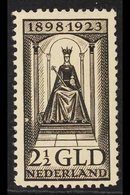 1923  2½g Black 25th Anniversary, SG 268, Very Fine Mint.  For More Images, Please Visit Http://www.sandafayre.com/itemd - Other & Unclassified