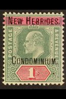 1908  1s Green And Carmine Wmk Crown CA, SG 9, Very Fine Mint. For More Images, Please Visit Http://www.sandafayre.com/i - Other & Unclassified