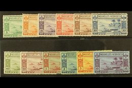 ENGLISH INSCRIPTIONS  1938 Lopevi Island Gold Currency Set Complete, SG 52/63, Very Fine And Fresh Mint. (12 Stamps) For - Andere & Zonder Classificatie