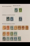 1855-64 CHALON IMPERFORATE ISSUES COLLECTION, CAT OVER £20,000 !  Identified And Written Up On Pages, With 1855-57 Londo - Autres & Non Classés
