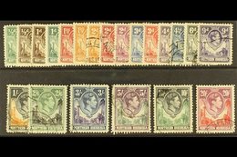 1938-52  Complete Definitive Set, SG 25/45, Fine Used. (21 Stamps) For More Images, Please Visit Http://www.sandafayre.c - Northern Rhodesia (...-1963)