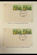 1987-96 SURCHARGES USED ON COVERS  A Highly Unusual And Seldom Seen Assembly Of Commercial And Philatelic Covers Bearing - Papua-Neuguinea