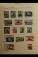 1918-1966 INTERESTING COMPREHENSIVE MOSTLY USED COLLECTION  With Many Covers Housed In Three Albums, Includes (all Used) - Andere & Zonder Classificatie