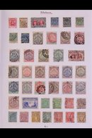 1892-1954 MINT & USED COLLECTION / ACCUMULATION  Interesting Ranges, Haphazardly Arranged On Album Pages, We See 1892-3  - Autres & Non Classés