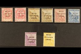 1896  Cape Of Good Hope Stamps Overprinted Selection Of Mint Values To 1s Yellow Ochre Including Shades Of 1d And 2d. (8 - Autres & Non Classés