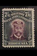 1913 - 19  7s 6d Blackish Purple And Slate Black, Head Die II, Perf 14, Admiral, SG 240, Very Fine Mint. For More Images - Other & Unclassified