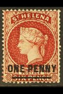 1880  1d Lake (Type B), Perf 14, SG 27, Fine Mint For More Images, Please Visit Http://www.sandafayre.com/itemdetails.as - St. Helena