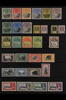 1912-1935 FINE MINT COLLECTION  On A Stock Page, ALL DIFFERENT, Includes 1912-16 Set (ex 2d), 1912 & 1913 KGV Sets, 1922 - Sainte-Hélène