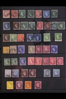 1861-1935 ATTRACTIVE USED COLLECTION.  With Strong QV Including 1861 6d Deep Yellow-green, 1862-68 (perf 11 To 12½) Set  - St.Vincent (...-1979)