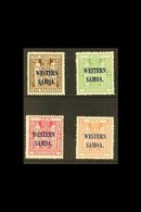 1935  Postal Fiscal Set Complete To £1 On Cowan Paper, Overprinted "WESTERN SAMOA", SG 189/193, Very Fine Mint. (4 Stamp - Samoa