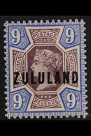 ZULULAND  1888-93 9d Dull Purple & Blue, SG 9, Fine Mint. For More Images, Please Visit Http://www.sandafayre.com/itemde - Unclassified