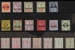 ZULULAND  1888-96 MINT / UNUSED COLLECTION Includes 1888-93 All Values To 1s (2½d & 3d No Gum), 1894-6 Complete To 2s6d  - Unclassified