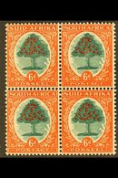1933-48  6d Green & Vermilion, Die II, BLOCK OF FOUR, SG 61c, Never Hinged Mint. For More Images, Please Visit Http://ww - Ohne Zuordnung