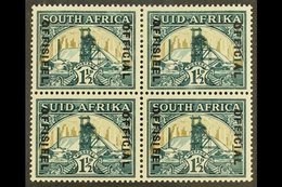 OFFICIAL  1935-49 1½d (wmk Inverted), SG O22, Mint Block Of Four, The Lower Pair Never Hinged. For More Images, Please V - Unclassified