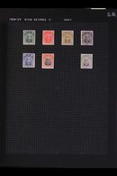 1924-64 FINE MINT COLLECTION  On Album Pages, We See 1924-9 KGV "Admiral" Defins Values To 8d, Note 4d With Dash & Dot G - Rhodésie Du Sud (...-1964)