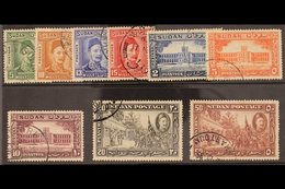 1935  General Gordon Complete Set, SG 59/67, Very Fine Used. (9 Stamps) For More Images, Please Visit Http://www.sandafa - Sudan (...-1951)
