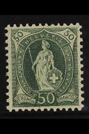 1905-1908  50c Grey Green "Standing Helvetia", Mi 78Ca, SG 204, Never Hinged Mint For More Images, Please Visit Http://w - Andere & Zonder Classificatie