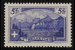 1914  5Fr Deep Ultramarine "The Rutli", Mi 122, SG 296, Never Hinged Mint For More Images, Please Visit Http://www.sanda - Autres & Non Classés