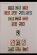 1952-1969 COMPREHENSIVE SUPERB MINT COLLECTION  On Leaves, All Different, Complete To 1966, Includes 1952 Overprints Set - Tristan Da Cunha