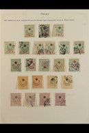 1915 - 1916 STAR AND CRESCENT OVERPRINTS  Fine Mint And Used Collection Written Up On Pages With An Attractive Range Of  - Autres & Non Classés