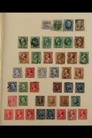 1861-1959 COLLECTION  On Leaves, Earlier Issues Chiefly Used, From 1930's Onwards Usually Both Mint & Used Examples, Inc - Autres & Non Classés